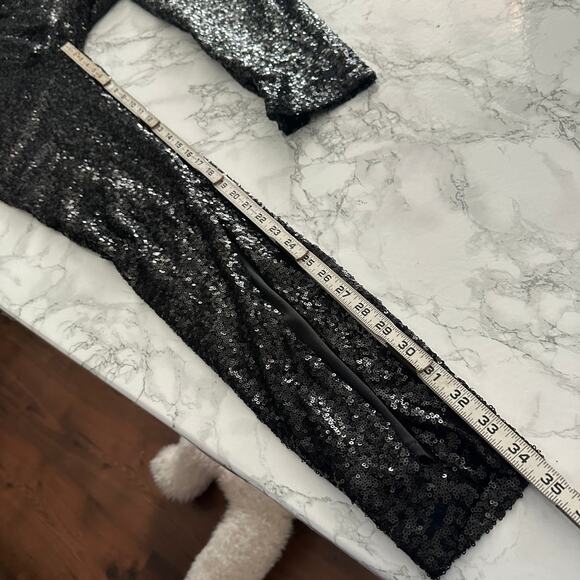 Alyce Paris Strapless Sequin Skinny Leg Jumpsuit women's US size 6 NEW with tags - Picture 13 of 14